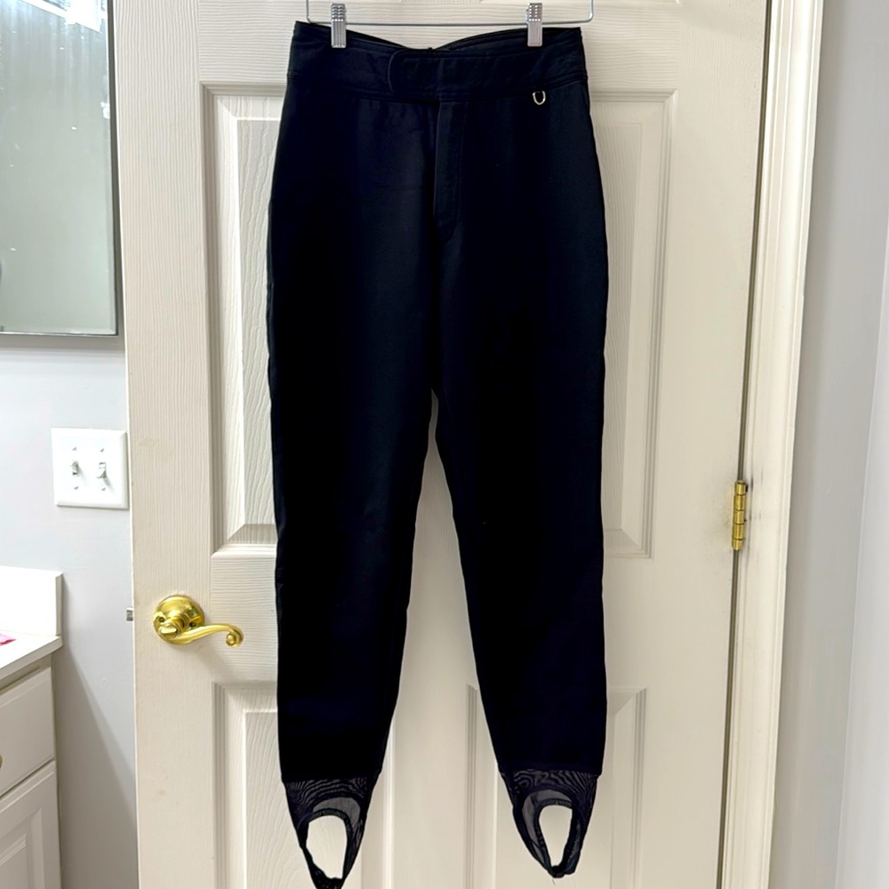 Schoeller of Switzerland Black VTG Ski Pants Sz 12